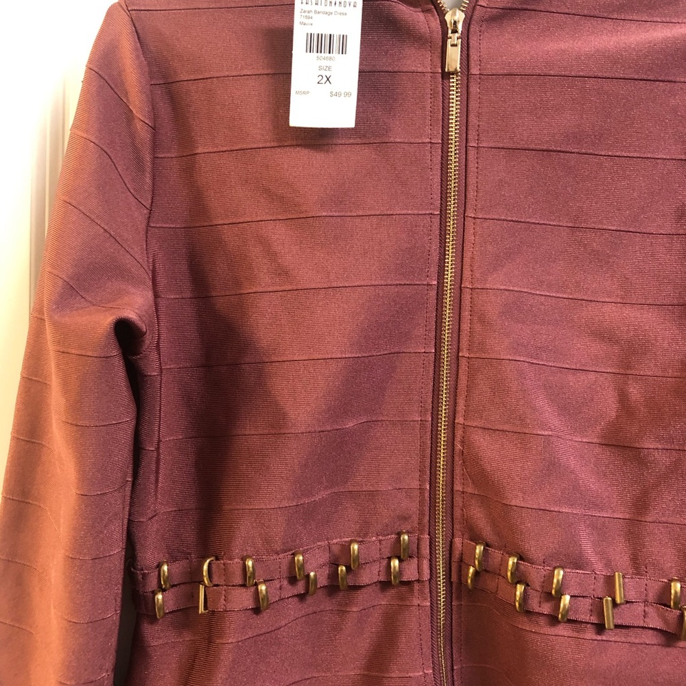 Fashion Nova 2X bandage dress